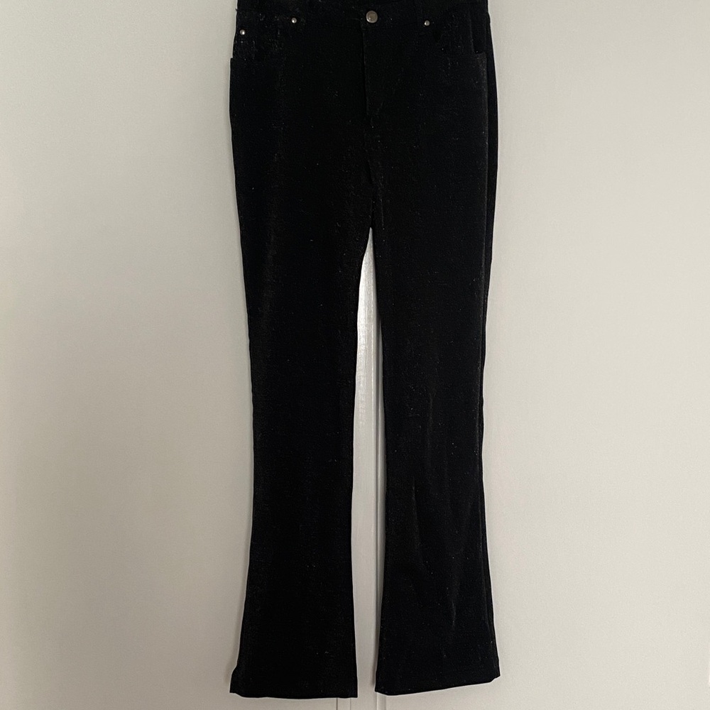 Charlotte Russe Shimmering Black Pants
